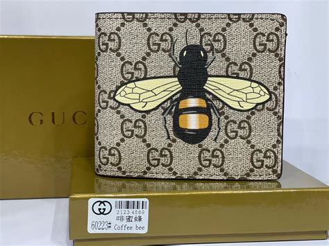 bee gucci wallet|gucci bee wallet price.